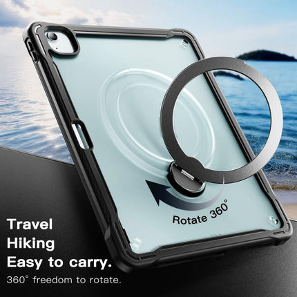 Powerful Sailor Metal Holder Hybrid Tablet Case with Strap & Glass Film, For iPad Air 13 2026 / 2025 / 2024, For iPad Pro 11 2025 / 2024, For iPad 2025 / 2022, For iPad Air 11 2026 / 2025 / 2024