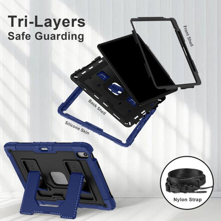 Big Holder Silicone Hydric PC Tablet Case with Shoulder Strap, For iPad Air 13 2026 / 2025 / 2024