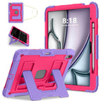 For iPad Air 13 2026 / 2025 / 2024 / Purple Rose Red