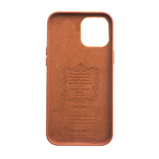 Funda protectora de piel de vaca a prueba de golpes QIALINO, para iPhone 12 mini, para iPhone 12/12 Pro, para iPhone 12 Pro Max