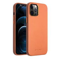 Funda protectora de piel de vaca a prueba de golpes QIALINO, para iPhone 12 mini, para iPhone 12/12 Pro, para iPhone 12 Pro Max