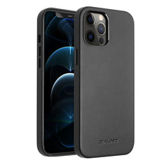 Funda protectora de piel de vaca a prueba de golpes QIALINO, para iPhone 12 mini, para iPhone 12/12 Pro, para iPhone 12 Pro Max