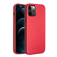 Funda protectora de piel de vaca a prueba de golpes QIALINO, para iPhone 12 mini, para iPhone 12/12 Pro, para iPhone 12 Pro Max