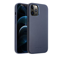 Funda protectora de piel de vaca a prueba de golpes QIALINO, para iPhone 12 mini, para iPhone 12/12 Pro, para iPhone 12 Pro Max