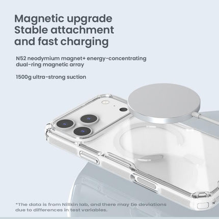 NILLKIN Ultra Clear Magsafe PC + TPU Phone Case, For iPhone 17 Pro Max, For iPhone 17 Pro, For iPhone 17, For iPhone Air