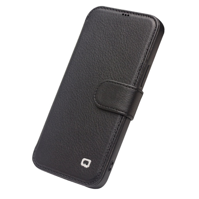 QIALINO Business Magnetic Horizontal Flip Leather Case with Card Slots & Wallet, For iPhone 12 mini, For iPhone 12 / 12 Pro, For iPhone 12 Pro Max