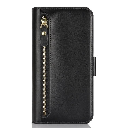 Crossbody Front Zipper Multi-Card Wallet Bag Vegan Leather Phone Case, For iPhone 17 Pro Max, For iPhone 17 Pro, For iPhone 17, For iPhone Air