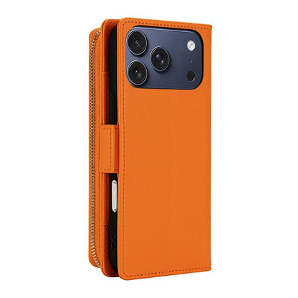 Crossbody Diamond Lattice Zipper Wallet RFID Vegan Leather Phone Case, For iPhone 17 Pro Max, For iPhone 17 Pro