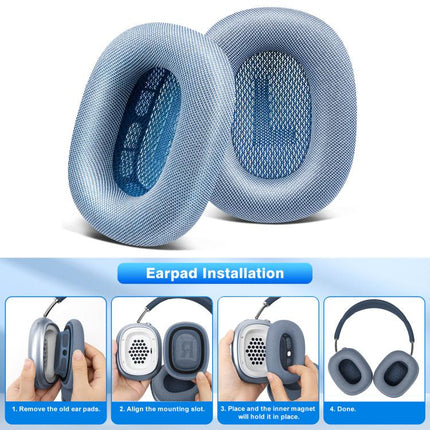 XDcase 1 Pair Soft-Touch Magnetic Replacement Sponge Ear Pads, For AirPods Max