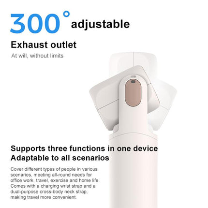F03 High Speed Folding Handheld Fan with Digital Display