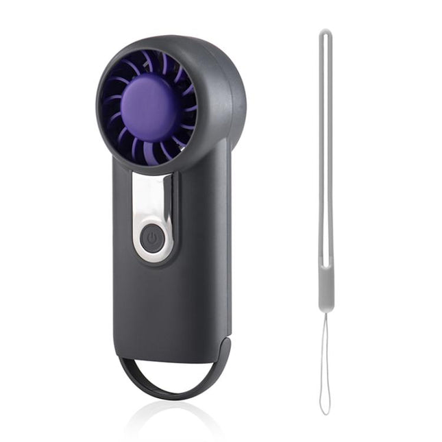 H07 Mini High Speed Handheld Fan with Digital Display