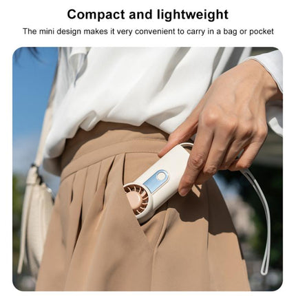 H07 Mini High Speed Handheld Fan with Digital Display