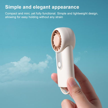 H07 Mini High Speed Handheld Fan with Digital Display
