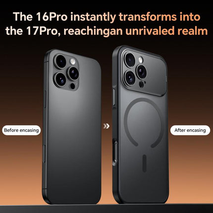 SULADA Transforms Into 17 Pro Semi-Transparent Matte Magnetic Phone Case, For iPhone 16 Pro Max, For iPhone 16 Pro