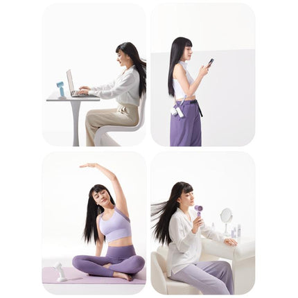 M03 Plus High Speed Silent Handheld Fan with Digital Display