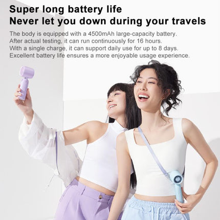 M03 Plus High Speed Silent Handheld Fan with Digital Display