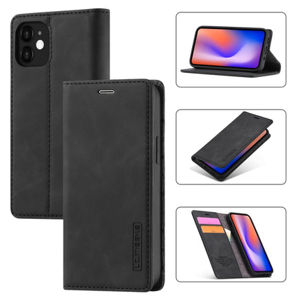 LC.IMEEKE Strong Magnetism Ultra-thin Horizontal Flip Shockproof Matte TPU + PU Leather Case with Holder & Card Slots & Wallet, For iPhone 12 mini, For iPhone 12 / 12 Pro, For iPhone 12 Pro Max, For iPhone 12 Pro, For iPhone XS / X