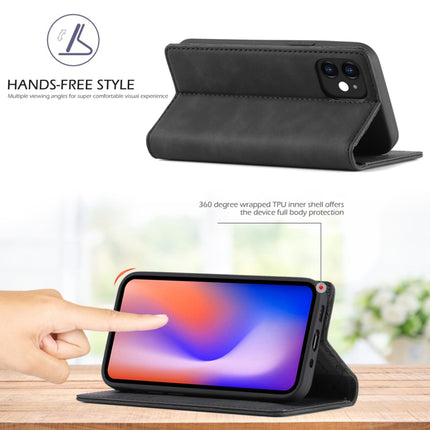 LC.IMEEKE Starker Magnetismus, ultradünn, horizontales Flip, stoßfest, mattes TPU + PU-Leder, mit Halterung, Kartenfächern und Geldbörse, für iPhone 12 Mini, für iPhone 12/12 Pro, für iPhone 12 Pro Max, für iPhone 12 Pro, für iPhone XS/X, für iPhone XR