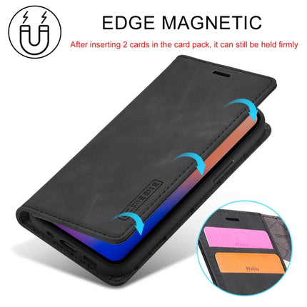 LC.IMEEKE Starker Magnetismus, ultradünn, horizontales Flip, stoßfest, mattes TPU + PU-Leder, mit Halterung, Kartenfächern und Geldbörse, für iPhone 12 Mini, für iPhone 12/12 Pro, für iPhone 12 Pro Max, für iPhone 12 Pro, für iPhone XS/X, für iPhone XR