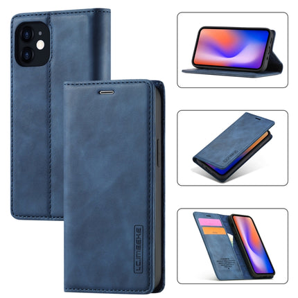 LC.IMEEKE Starker Magnetismus, ultradünn, horizontales Flip, stoßfest, mattes TPU + PU-Leder, mit Halterung, Kartenfächern und Geldbörse, für iPhone 12 Mini, für iPhone 12/12 Pro, für iPhone 12 Pro Max, für iPhone 12 Pro, für iPhone XS/X, für iPhone XR