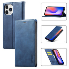 LC.IMEEKE Strong Magnetism Ultra-thin Horizontal Flip Shockproof Matte TPU + PU Leather Case with Holder & Card Slots & Wallet, For iPhone 12 mini, For iPhone 12 / 12 Pro, For iPhone 12 Pro Max, For iPhone 12 Pro, For iPhone XS / X, For iPhone XR