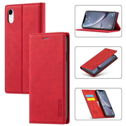 LC.IMEEKE Starker Magnetismus, ultradünn, horizontales Flip, stoßfest, matt, TPU + PU-Leder, mit Halterung, Kartenfächern und Geldbörse, für iPhone 6/6s, für iPhone 6 Plus/6s Plus, für iPhone 8 Plus/7 Plus, für iPhone 11, für iPhone 11 Pro
