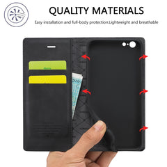 LC.IMEEKE Strong Magnetism Ultra-thin Horizontal Flip Shockproof Matte TPU + PU Leather Case with Holder & Card Slots & Wallet, For iPhone 6 / 6s, For iPhone 6 Plus / 6s Plus, For iPhone 8 Plus / 7 Plus, For iPhone 11, For iPhone 11 Pro