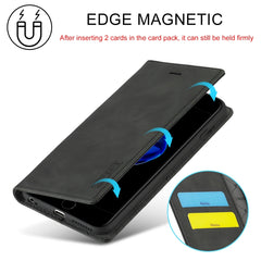 LC.IMEEKE Strong Magnetism Ultra-thin Horizontal Flip Shockproof Matte TPU + PU Leather Case with Holder & Card Slots & Wallet, For iPhone 6 / 6s, For iPhone 6 Plus / 6s Plus, For iPhone 8 Plus / 7 Plus, For iPhone 11, For iPhone 11 Pro