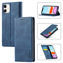 LC.IMEEKE Strong Magnetism Ultra-thin Horizontal Flip Shockproof Matte TPU + PU Leather Case with Holder & Card Slots & Wallet, For iPhone 6 / 6s, For iPhone 6 Plus / 6s Plus, For iPhone 8 Plus / 7 Plus, For iPhone 11, For iPhone 11 Pro