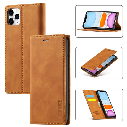 LC.IMEEKE Starker Magnetismus, ultradünn, horizontales Flip, stoßfestes, mattes TPU + PU-Leder, mit Halter, Kartenfächern und Geldbörse, für iPhone SE 2022 / SE 2020/8/7