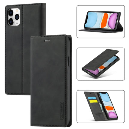 LC.IMEEKE Starker Magnetismus, ultradünn, horizontales Flip, stoßfestes, mattes TPU + PU-Leder, mit Halter, Kartenfächern und Geldbörse, für iPhone SE 2022 / SE 2020/8/7