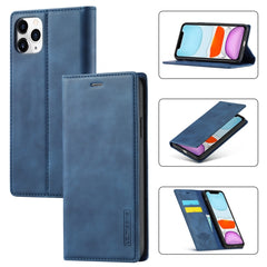 LC.IMEEKE Strong Magnetism Ultra-thin Horizontal Flip Shockproof Matte TPU + PU Leather Case with Holder & Card Slots & Wallet, For iPhone 6 / 6s, For iPhone 6 Plus / 6s Plus, For iPhone 8 Plus / 7 Plus, For iPhone 11, For iPhone 11 Pro