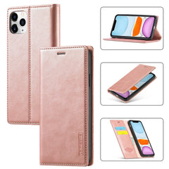 LC.IMEEKE Strong Magnetism Ultra-thin Horizontal Flip Shockproof Matte TPU + PU Leather Case with Holder & Card Slots & Wallet, For iPhone 6 / 6s, For iPhone 6 Plus / 6s Plus, For iPhone 8 Plus / 7 Plus, For iPhone 11, For iPhone 11 Pro