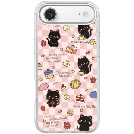 Adorable Dessert Cat Pattern Magnetic Phone Case, For iPhone 17 Pro Max, For iPhone 17 Pro, For iPhone 17, For iPhone Air