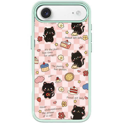 Adorable Dessert Cat Pattern Magnetic Phone Case, For iPhone 17 Pro Max, For iPhone 17 Pro, For iPhone 17, For iPhone Air