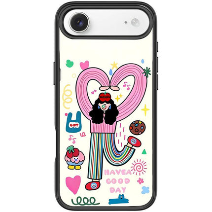 Dopamine Girl Pattern Magnetic Phone Case, For iPhone 17 Pro Max, For iPhone 17 Pro, For iPhone 17, For iPhone Air