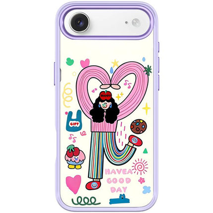 Dopamine Girl Pattern Magnetic Phone Case, For iPhone 17 Pro Max, For iPhone 17 Pro, For iPhone 17, For iPhone Air
