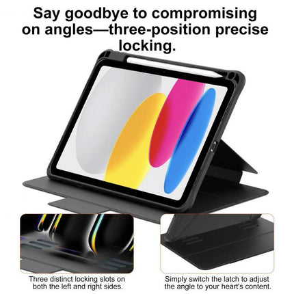 Mutural Plain Series Vegan Leather Tablet Case, For iPad 2025 / 2022, For iPad Air 11 2026 / 2025 / 2024