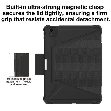 Mutural Plain Series Vegan Leather Tablet Case, For iPad 2025 / 2022, For iPad Air 11 2026 / 2025 / 2024
