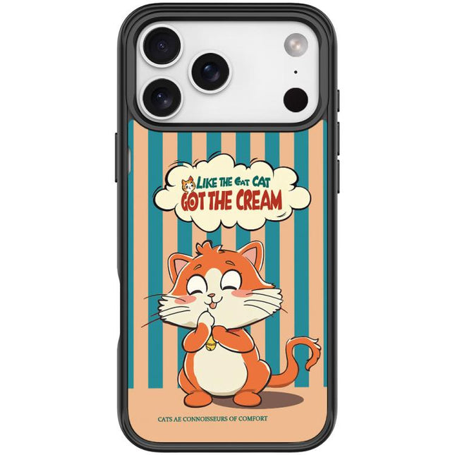 Adorable Bell Cat Pattern Magnetic Phone Case, For iPhone 17 Pro Max, For iPhone 17 Pro, For iPhone 17, For iPhone Air