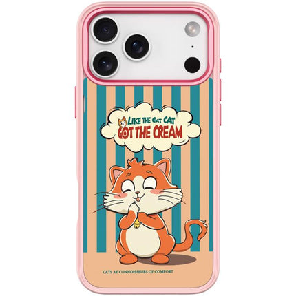 Adorable Bell Cat Pattern Magnetic Phone Case, For iPhone 17 Pro Max, For iPhone 17 Pro, For iPhone 17, For iPhone Air
