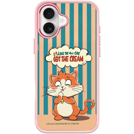 Adorable Bell Cat Pattern Magnetic Phone Case, For iPhone 17 Pro Max, For iPhone 17 Pro, For iPhone 17, For iPhone Air