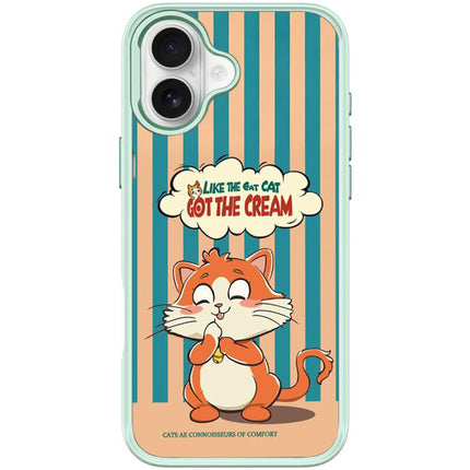 Adorable Bell Cat Pattern Magnetic Phone Case, For iPhone 17 Pro Max, For iPhone 17 Pro, For iPhone 17, For iPhone Air