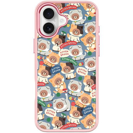 Adorable Little Bear Pattern Magnetic Phone Case, For iPhone 17 Pro Max, For iPhone 17 Pro, For iPhone 17, For iPhone Air