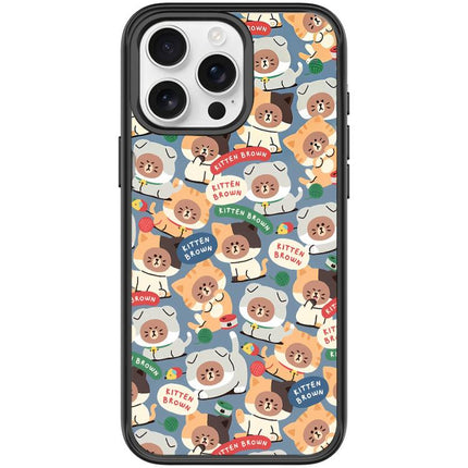 Adorable Little Bear Pattern Magnetic Phone Case, For iPhone 15 Pro Max, For iPhone 15 Pro
