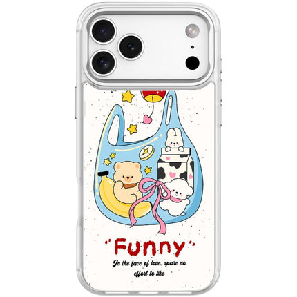 Adorable Handbag Bear Pattern Magnetic Phone Case, For iPhone 17 Pro Max, For iPhone 17 Pro, For iPhone 17, For iPhone Air