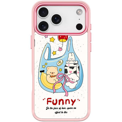 Adorable Handbag Bear Pattern Magnetic Phone Case, For iPhone 17 Pro Max, For iPhone 17 Pro, For iPhone 17, For iPhone Air