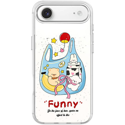Adorable Handbag Bear Pattern Magnetic Phone Case, For iPhone 17 Pro Max, For iPhone 17 Pro, For iPhone 17, For iPhone Air