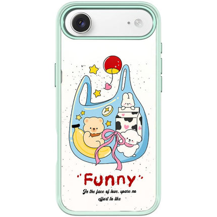 Adorable Handbag Bear Pattern Magnetic Phone Case, For iPhone 17 Pro Max, For iPhone 17 Pro, For iPhone 17, For iPhone Air