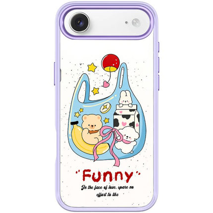 Adorable Handbag Bear Pattern Magnetic Phone Case, For iPhone 17 Pro Max, For iPhone 17 Pro, For iPhone 17, For iPhone Air